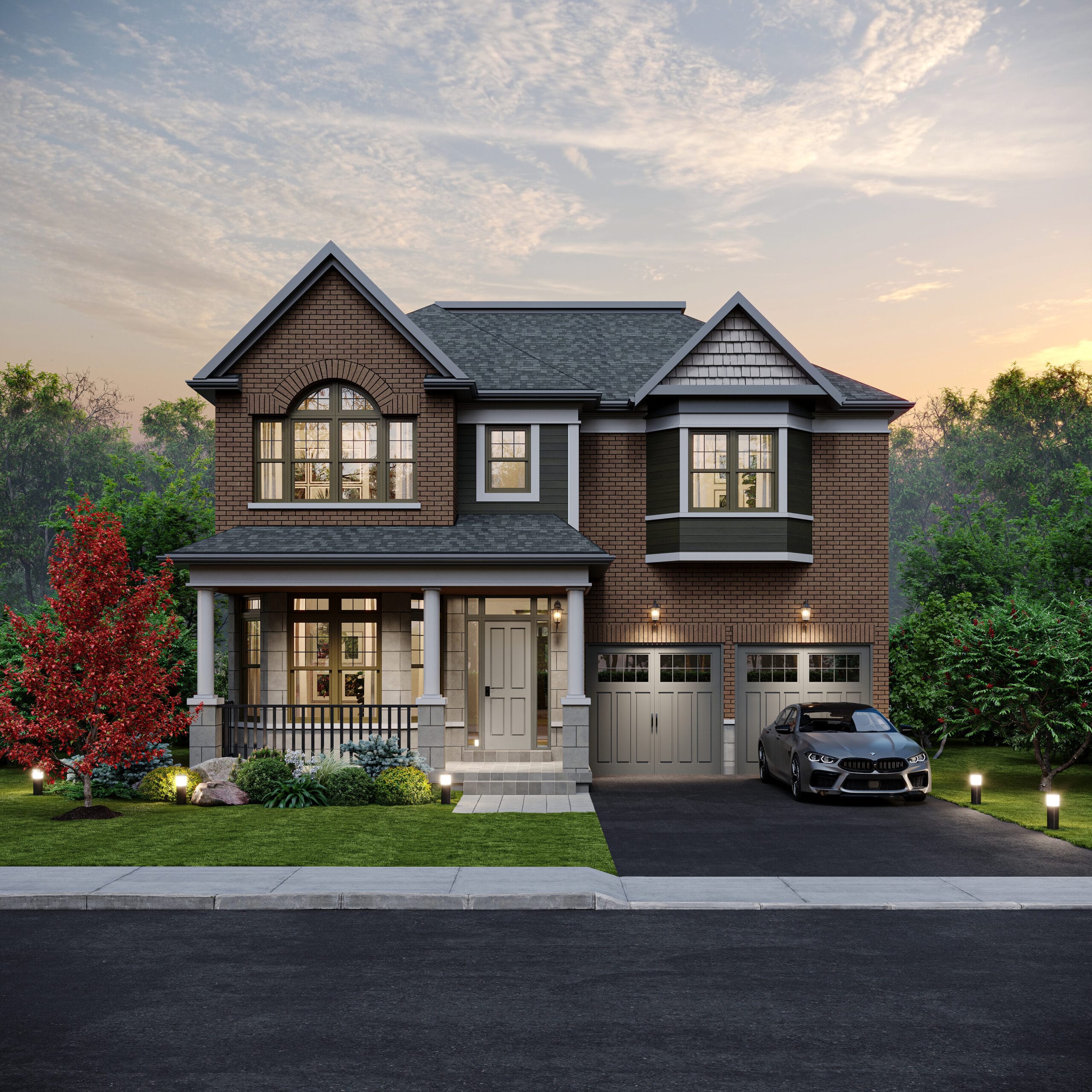 3D Architectural Rendering of Building 